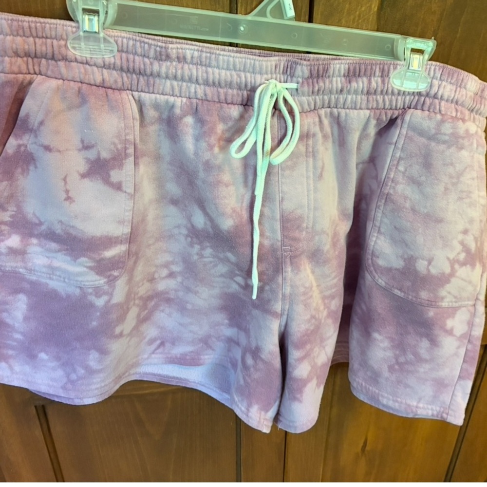 Sonoma Lavender Tie-Dye Women's Athletic Shorts
